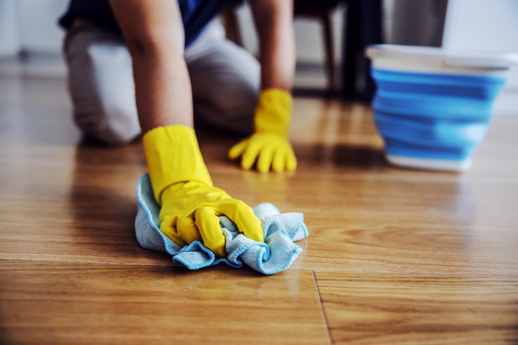hardwood flooring waxing & polishing